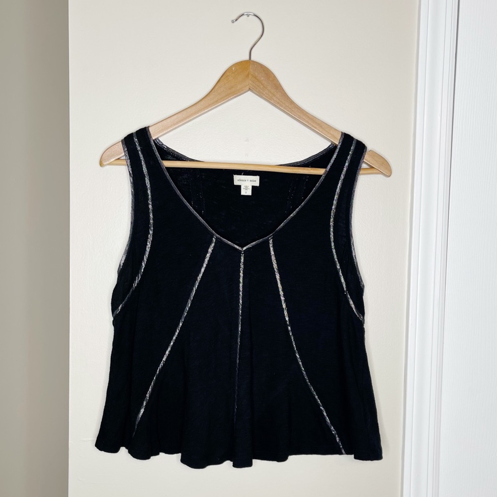 Urban Outfitters Silence + Noise Tank With Metallic Detailing - Picture 1 of 6